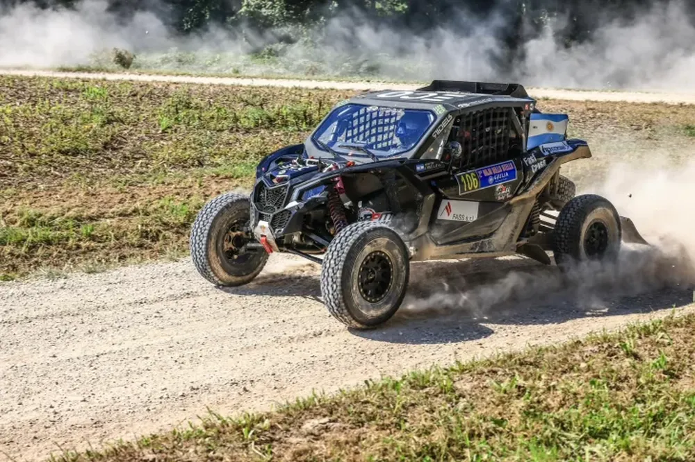 A fondo. Martín Cisella fue figura en su estreno en la nueva categoría en la que corre en Italia.