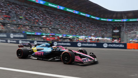 franco colapinto corre la segunda practica del gp de mexico: esta en el 16° puesto