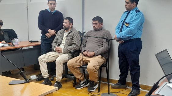De izquierda a derecha, Lucas Pereyra y Víctor René Alomo.