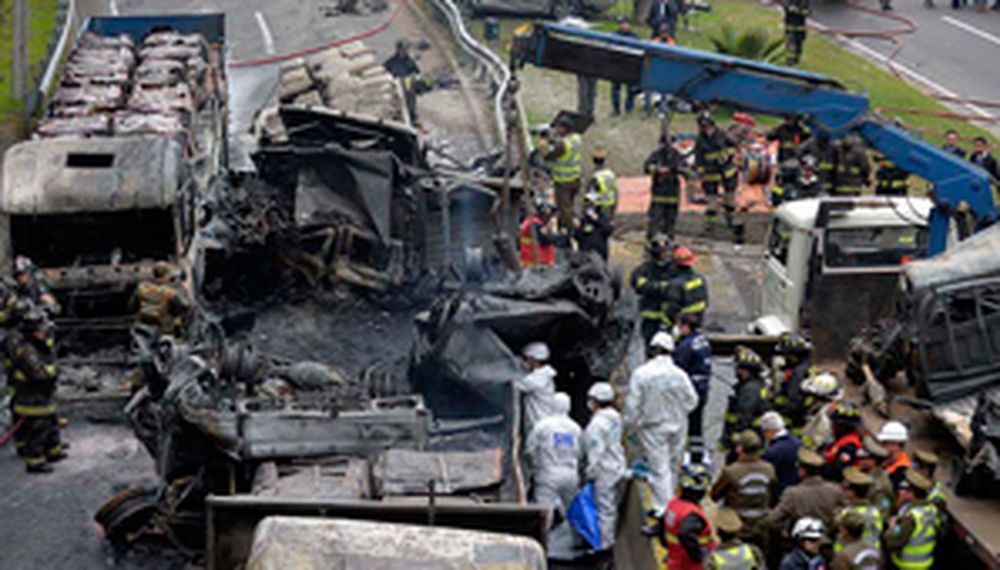 Terrible accidente en Chile deja seis muertos