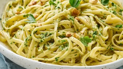 Fideos al pesto: la receta.