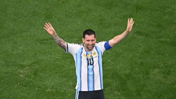 El capitán de la selección argentina Lionel Messi.