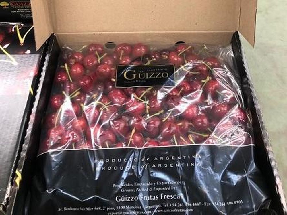 Campaña de la cereza argentina en Francia