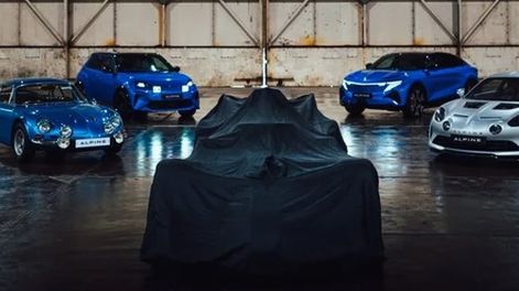 Suspenso. Alpìne ya comenzó el juego de la ansiedad y este viernes develará su nueva unidad.