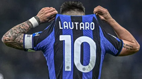 Lautaro Martínez convirtió el gol del triunfo en el clásico de Milán