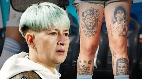Una jugadora de la Selección publicó una sentida carta por las críticas a su tatuaje de Ronaldo