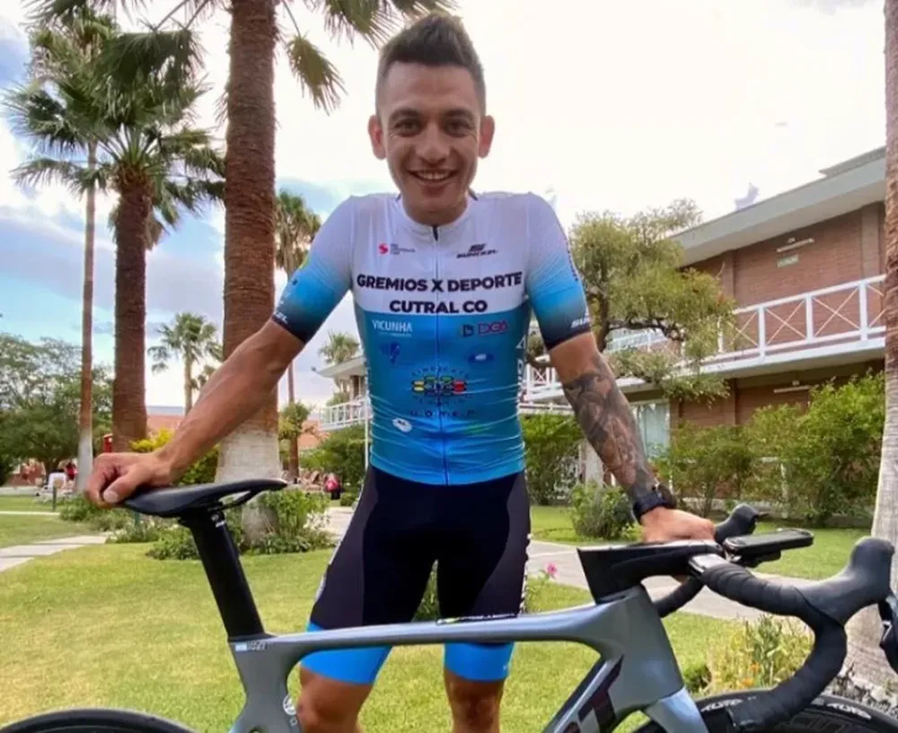 La impactante imagen que posteó un ciclista tras una caída: “Se sufre, se disfruta y se sigue”