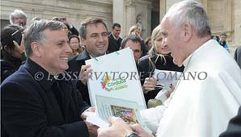 Sanjuanino con el Papa: “Fue una experiencia maravillosa”