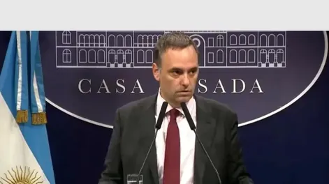 Vocero Manuel Adorni