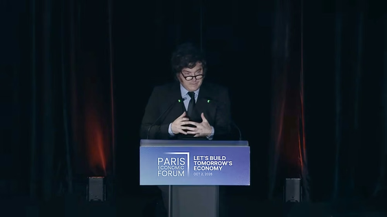 milei recibio en paris el premio al economista mas influyente y defendio su gestion