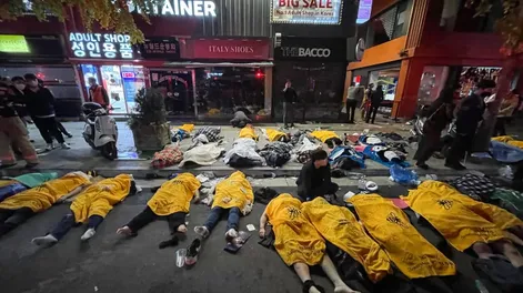 Corea del Sur: 120 muertos y 100 heridos por estampida en fiesta de Halloween