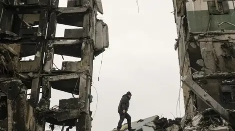 Ucrania denunció ataques de cohetes rusos cerca de la capital Kiev