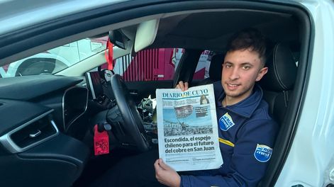 Inolvidable. Tobias Martínez vivió un lunes muy especial tras su triunfo en el Villicum.