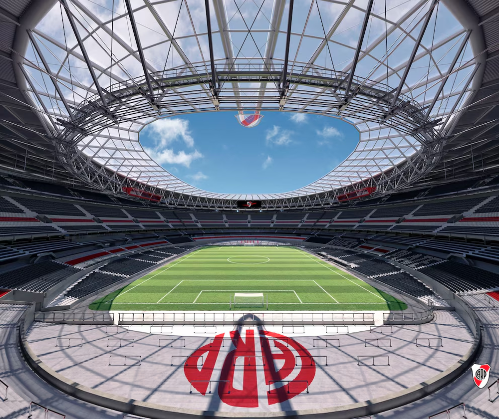River Plate planea ampliar y techar el Monumental.