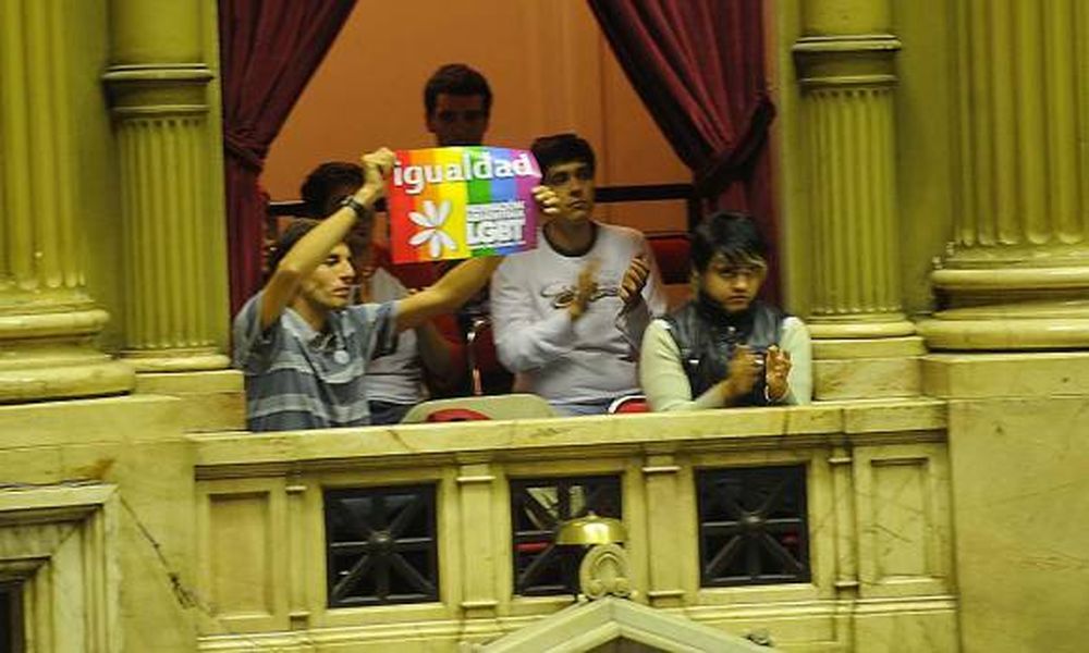 Avance en Diputados por el matrimonio gay