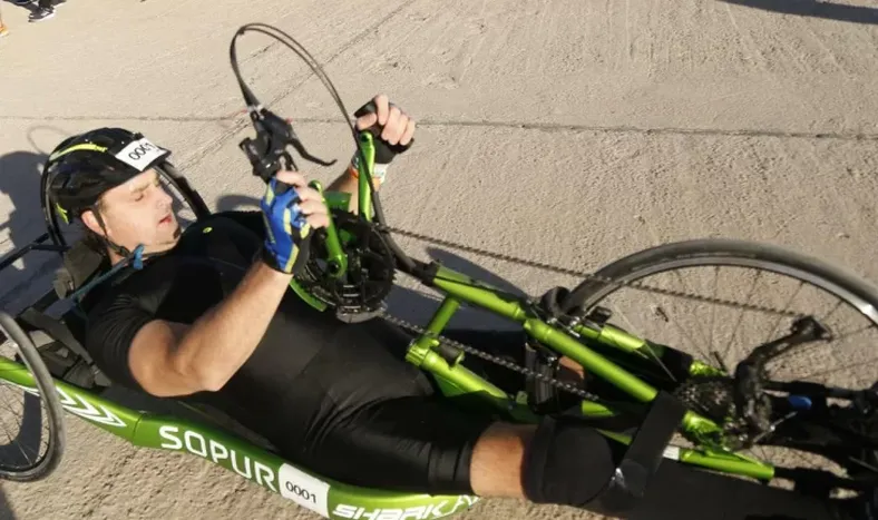 Sebastián Fernández desafió a su paraplejia una vez más, esta vez siendo profeta en su tierra