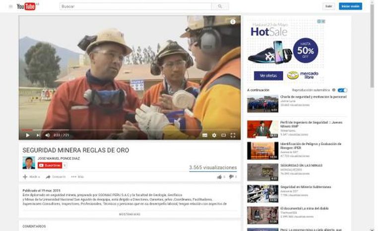 Seguridad minera, reglas de oro