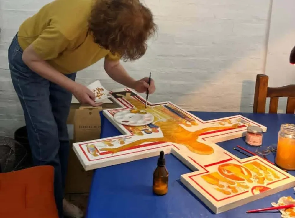 La Expo es la muestra final del curso de Historia del Arte Sacro que se hizo este año y que incluye un taller de producción