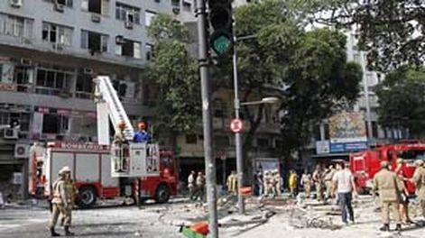 Explosión en Río de Janeiro: al menos tres muertos y 13 heridos
