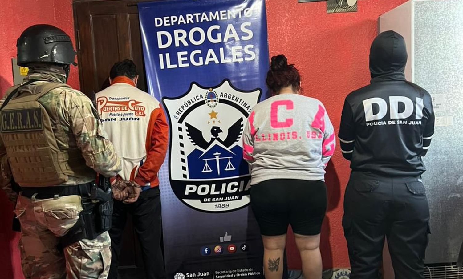 Los detenidos son hermanos de apellido Ibaceta.