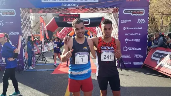Cerda se coronó en la Maratón Internacional