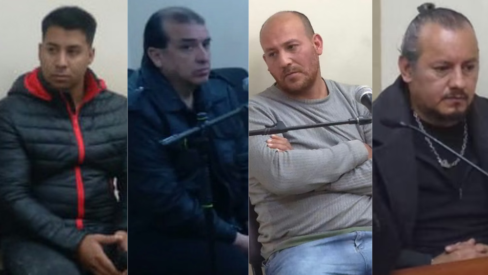 Castillo, Acosta, Godoy y Caballero. Este último el único que terminó sobreseído.&nbsp;