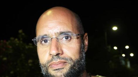 Libia capturó al hijo mayor de Khadafi, el heredero