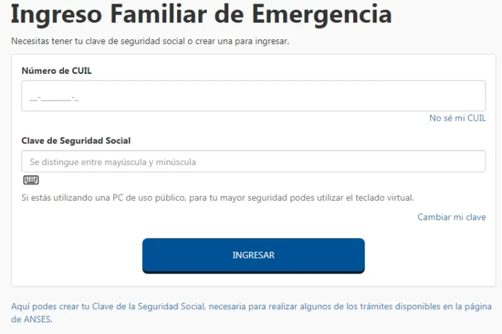 IFE Anses: cómo actualizar los datos para cobrar el bono de 10.000 pesos
