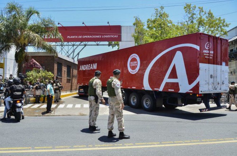 Andreani empezó con la logística para llegar con la vacuna a todas las provincias