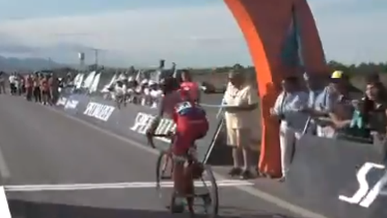 Francisco Monte ganó la Meta de Montaña de la segunda etapa