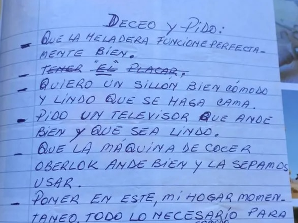 Compró un libro usado y encontró una extraña lista de deseos: “Ojalá se hayan cumplido”