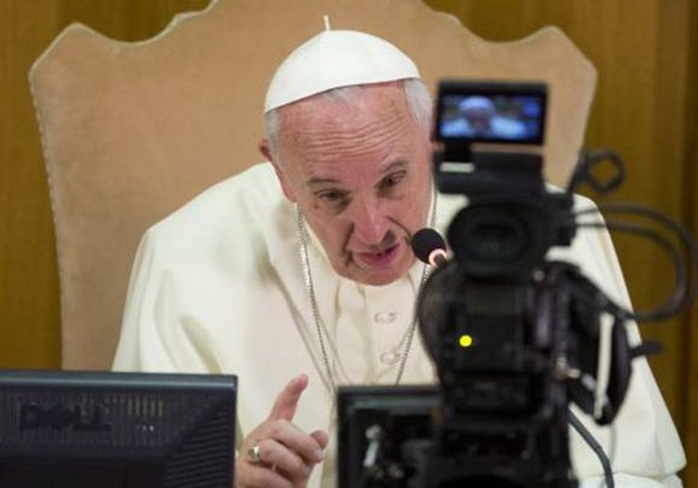 Videoconferencia inédita del Papa