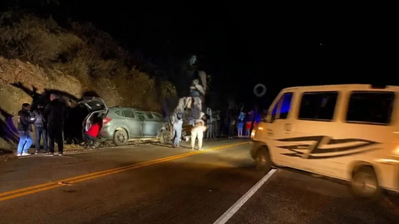 La zona del accidente fatal.