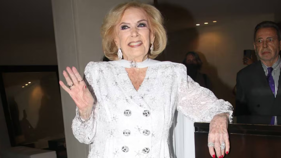 Mirtha Legrand no estuvo en la grabación del viernes.
