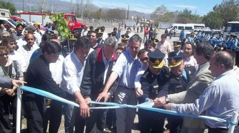 Los bomberos de Jáchal, con edificio propio