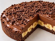 Receta de tarta de banana y chocolate sin horno Receta de tarta de banana y chocolate sin horno