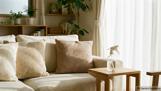 con agua tibia y apenas otro ingrediente: el truco casero para aromatizar sillones y cortinas durante dias