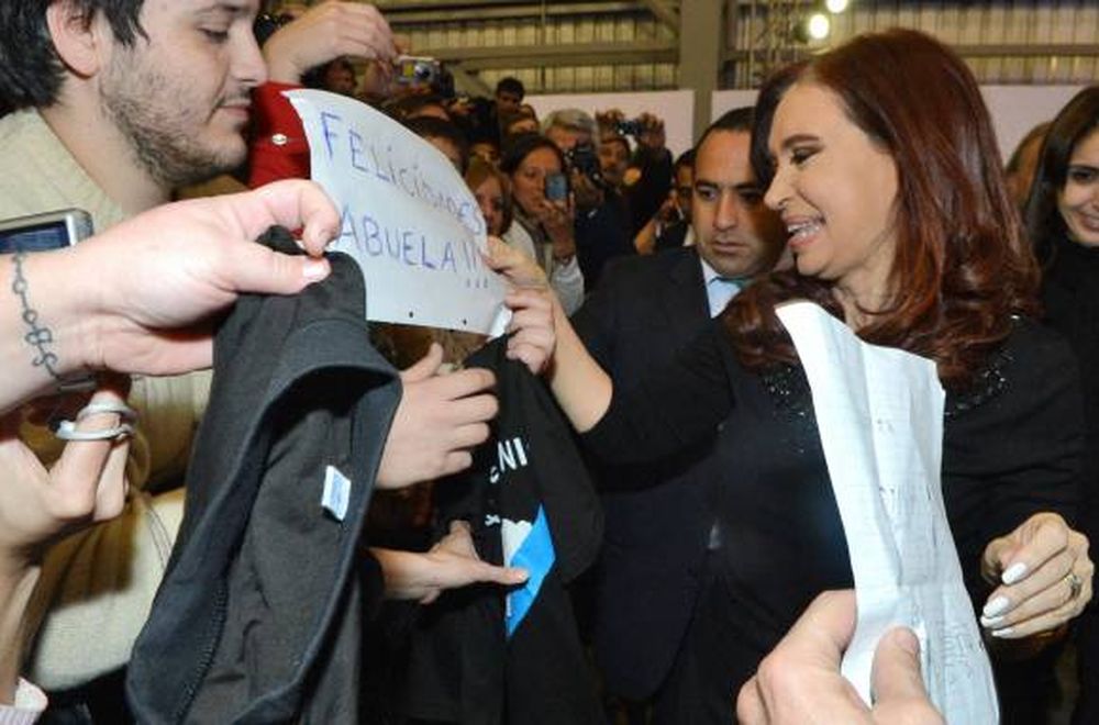 Néstor Iván colmó de felicidad a Cristina