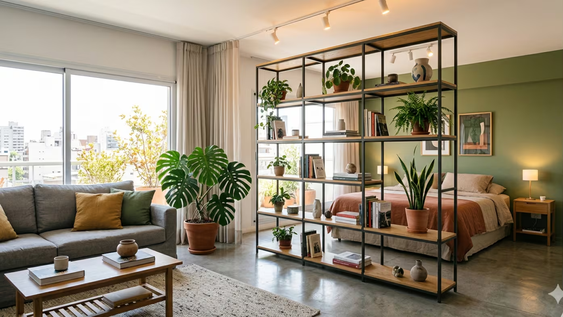 10 ideas modernas para darle vida a tu monoambiente: gana privacidad y estilo sin resignar espacio