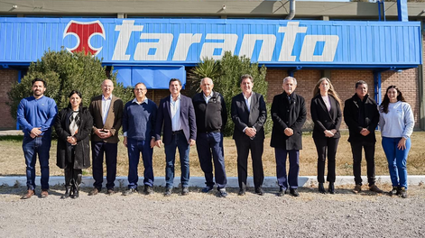 Con una visita a Taranto, Orrego reafirmó su compromiso de acompañar a empresas que confían en San Juan
