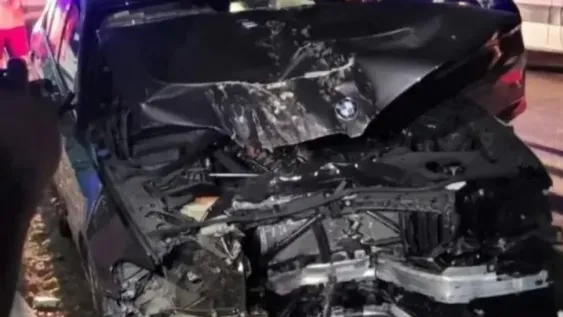 El presidente de la Corte, accidentado