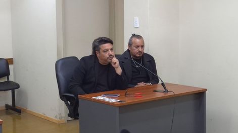 El abogado Leonardo Miranda y el enfermero Jorge Caballero.&nbsp;