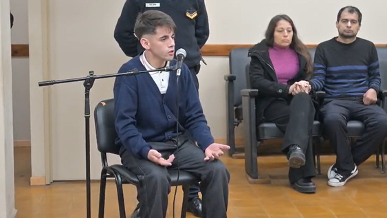 Olmedo Zadro habló por última vez frente al tribunal y frente a los padres de la víctima, de nombre Martina.&nbsp;