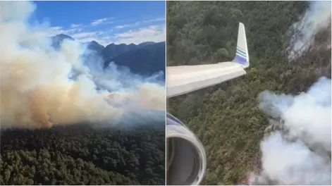 El incendio en el Parque Nacional Nahuel Huapi ya arrasó 1800 hectáreas