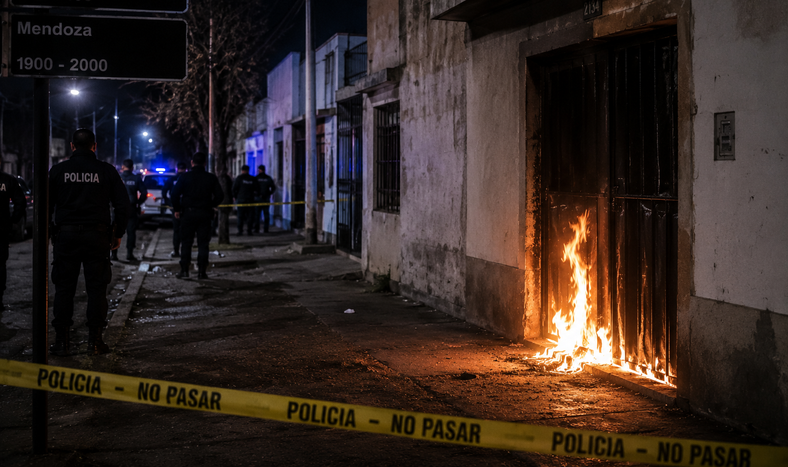 Balacera en el barrio Cabot. Imagen ilustrativa IA.