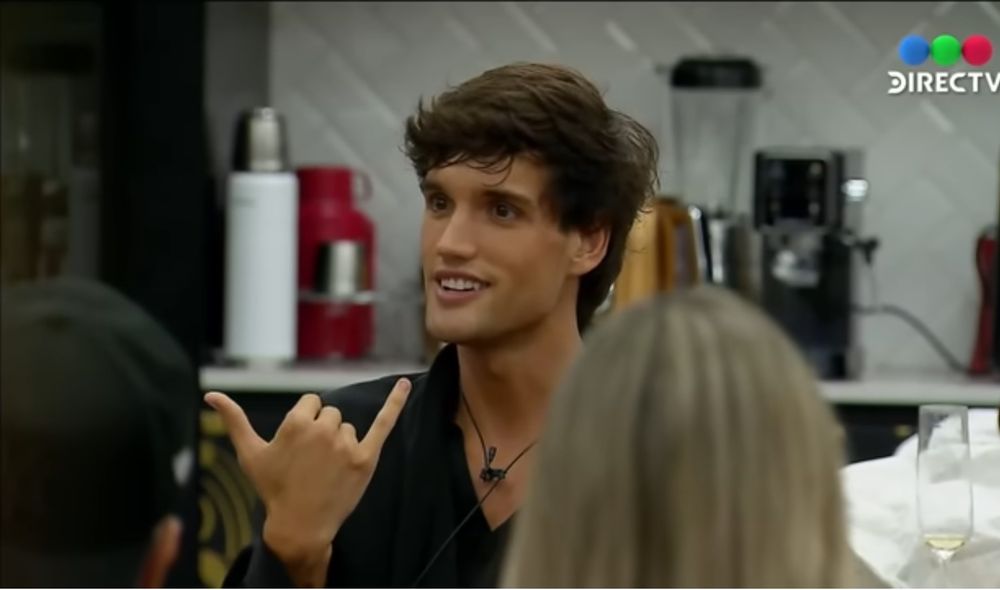 Sonriente y tranquilo, Franco Poggio estuvo lejos de la primera placa de Gran Hermano.