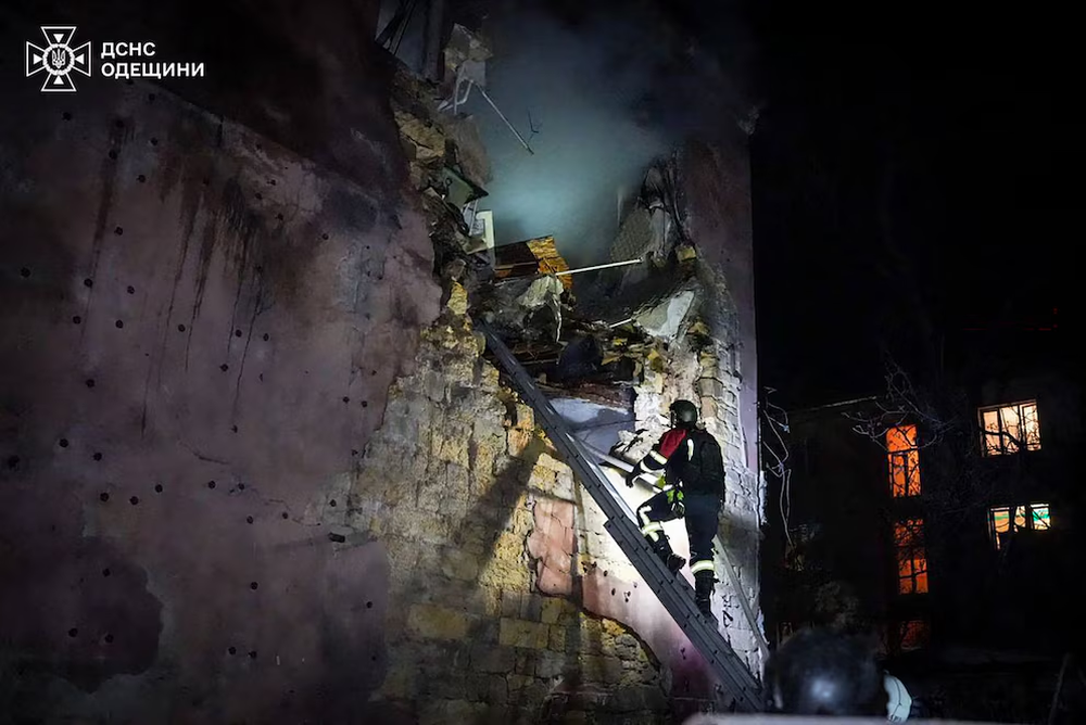 Ataque de Rusia en Odesa.