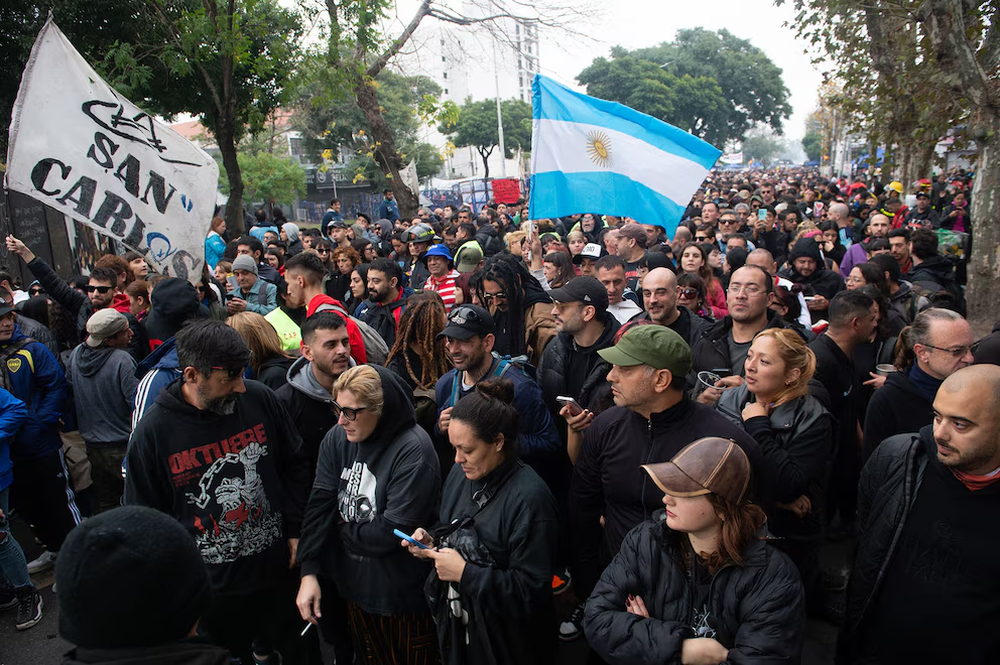 Finalmente, el homenaje se hizo en Avellaneda.