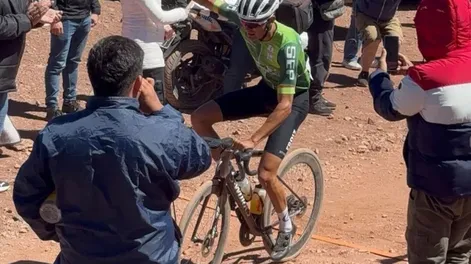 Autran voló en el Cristo Redentor con tiempo récord y Moyano defendió la malla de líder
