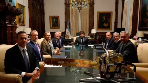 Milei y Caputo recibieron al presidente del BID: fue la primera reunión del equipo económico post derrota electoral